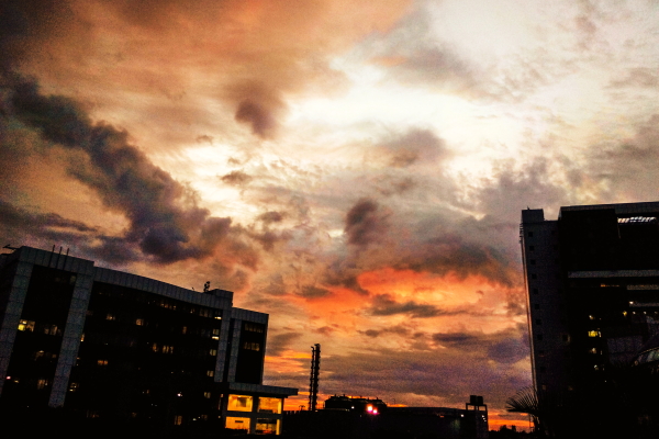 Clouds On Fire 1