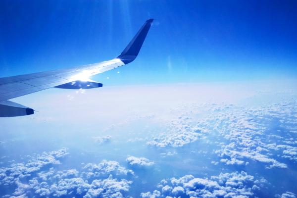 Flying Over The Clouds